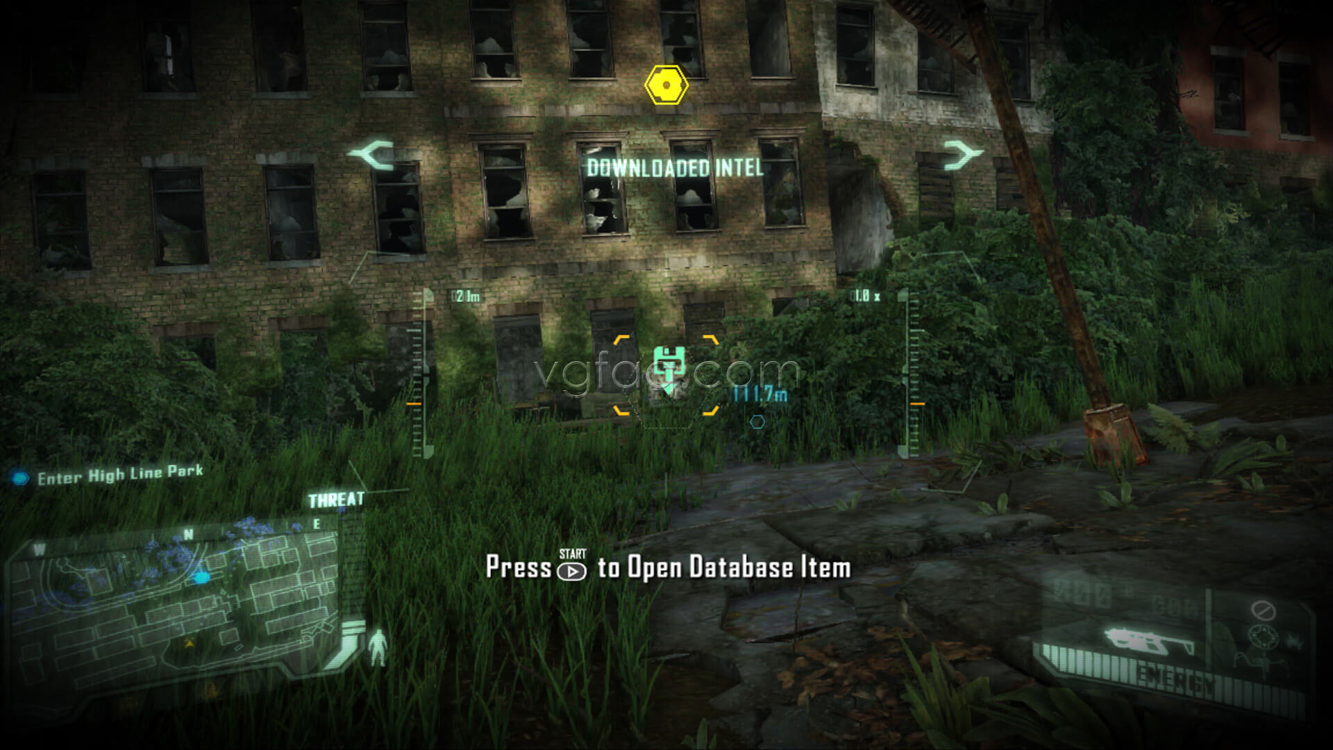 Crysis 3 Welcome to the Jungle CELL Intel #1 Location