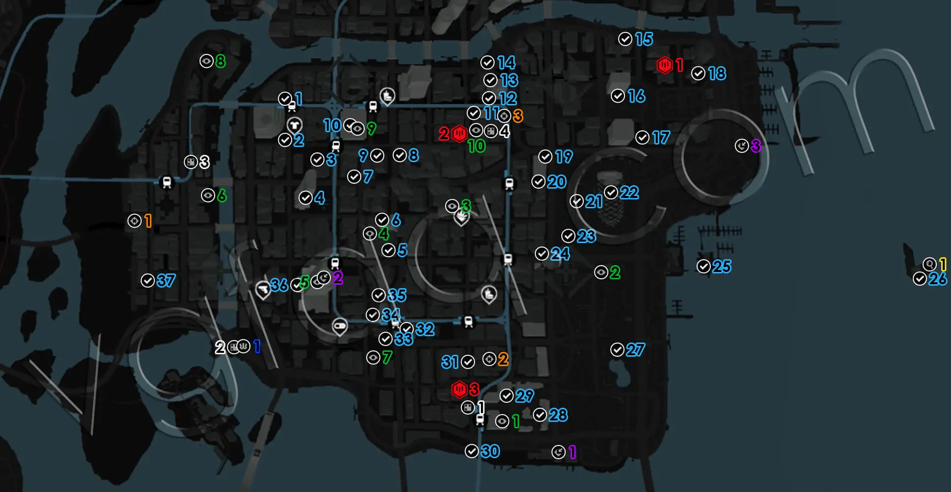 Watch Dogs The Loop Map